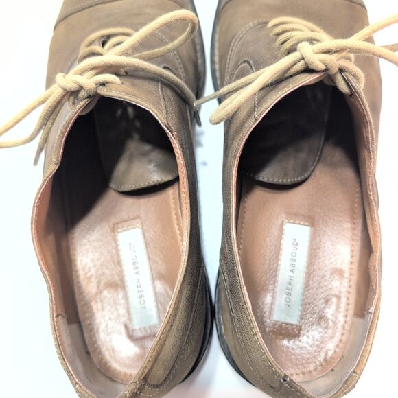 Joseph Abboud Derby Cap Toe Suede Leather Oxford Shoes Men's Size 10.5 - Picture 5 of 9